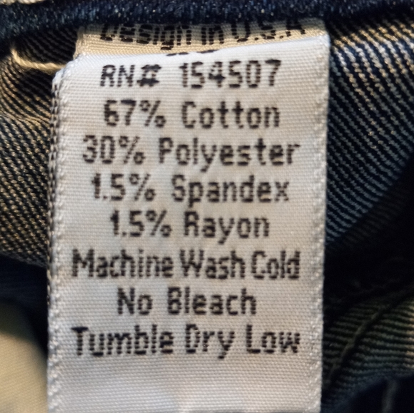 Stretch skinny jeans w/embellished pockets - Picture 10 of 12